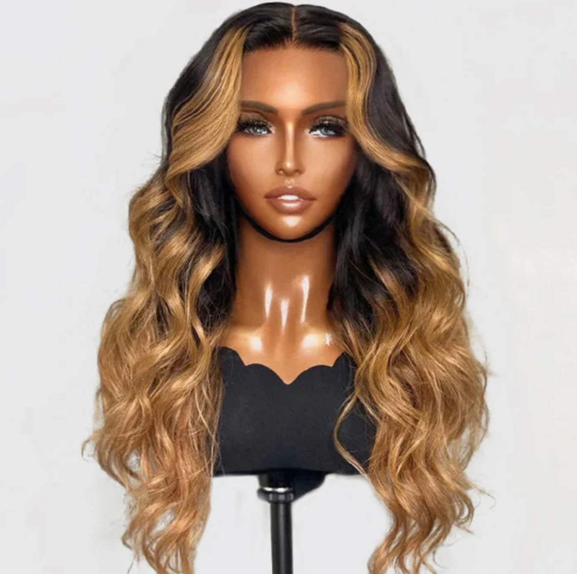 5x5 HD Real Swiss Lace Closure Glueless Loose Wave Wig